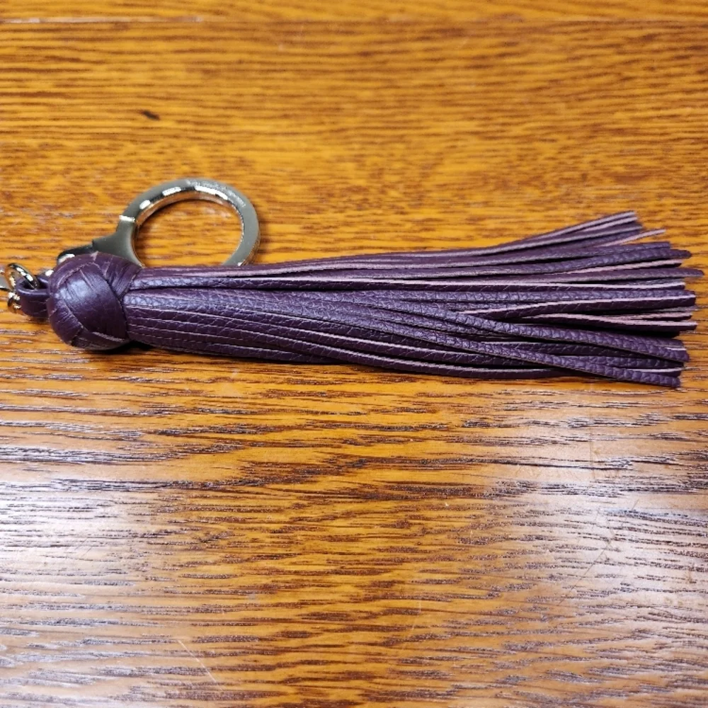 Kate Spade Purple Tassel Keychain Bag Charm